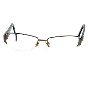Gucci GG 2903 QUV Brown Half Rim Eyeglasses Frames 53-16 135 Italy H18796